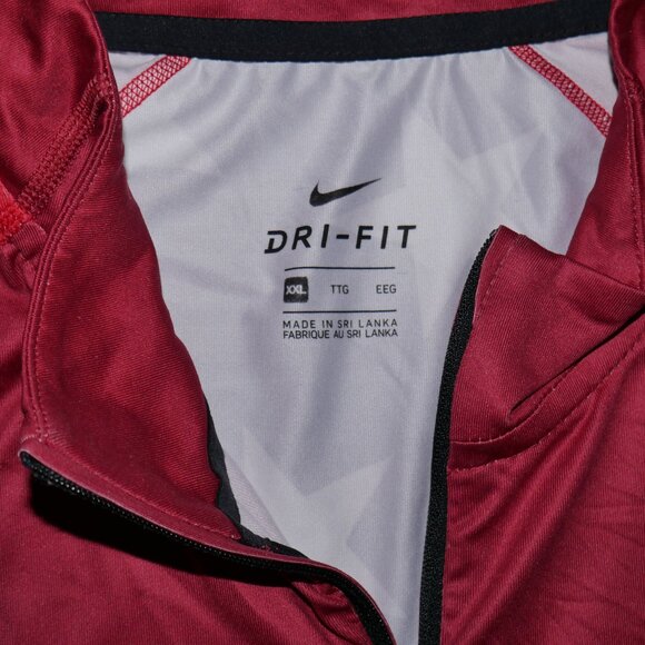 Nike Dri-Fit Team USA 1/4 Zip Pullover Men's Shirt Jacket Size XXL 2XL Belgrade - Picture 7 of 10